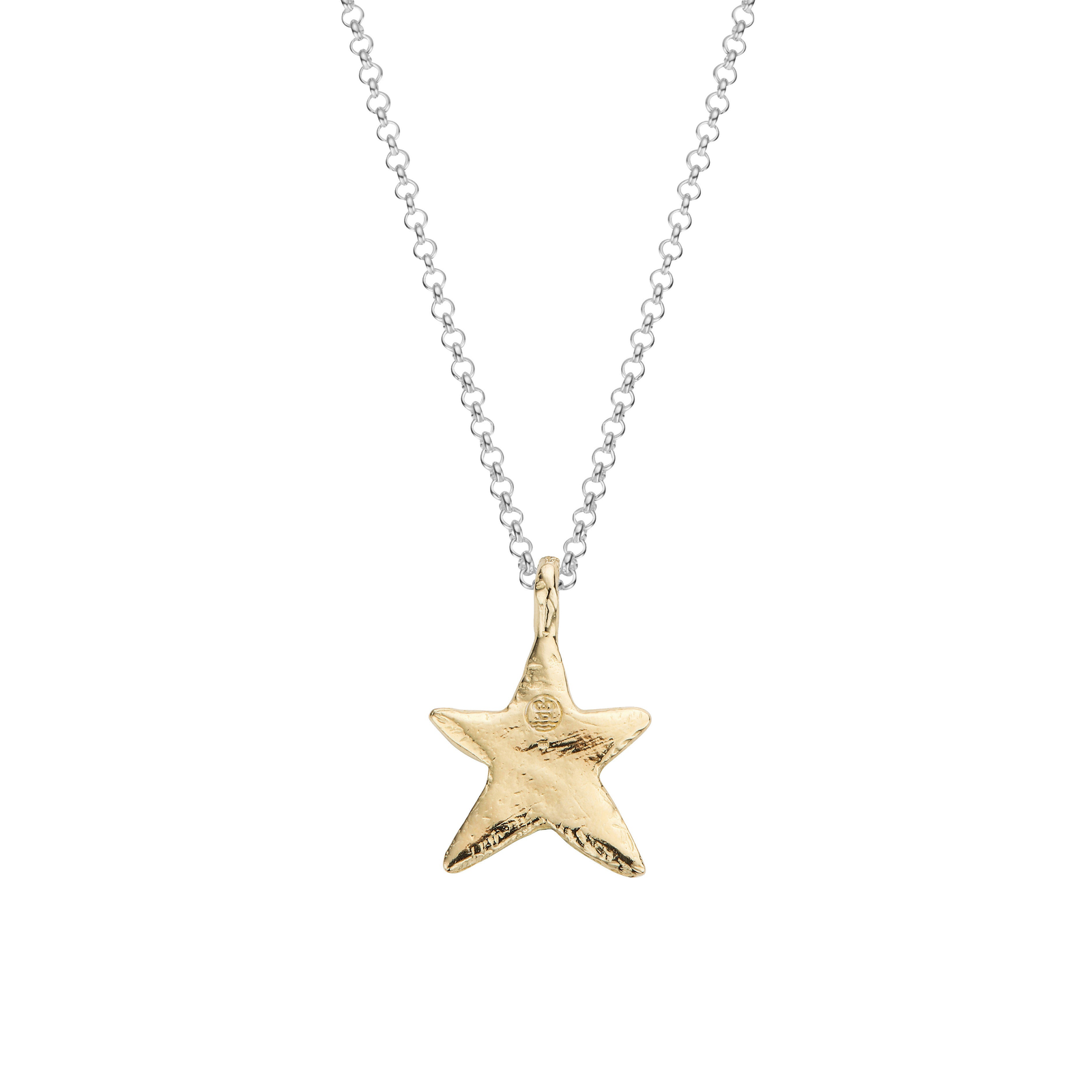 Silver & Gold Midi Star Necklace