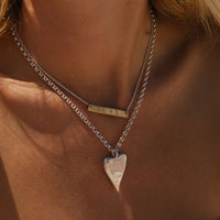 Silver & Gold Bar Necklace