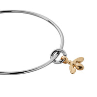 Silver & Gold Mini Honey Bee Bangle