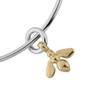 Silver & Gold Mini Honey Bee Bangle