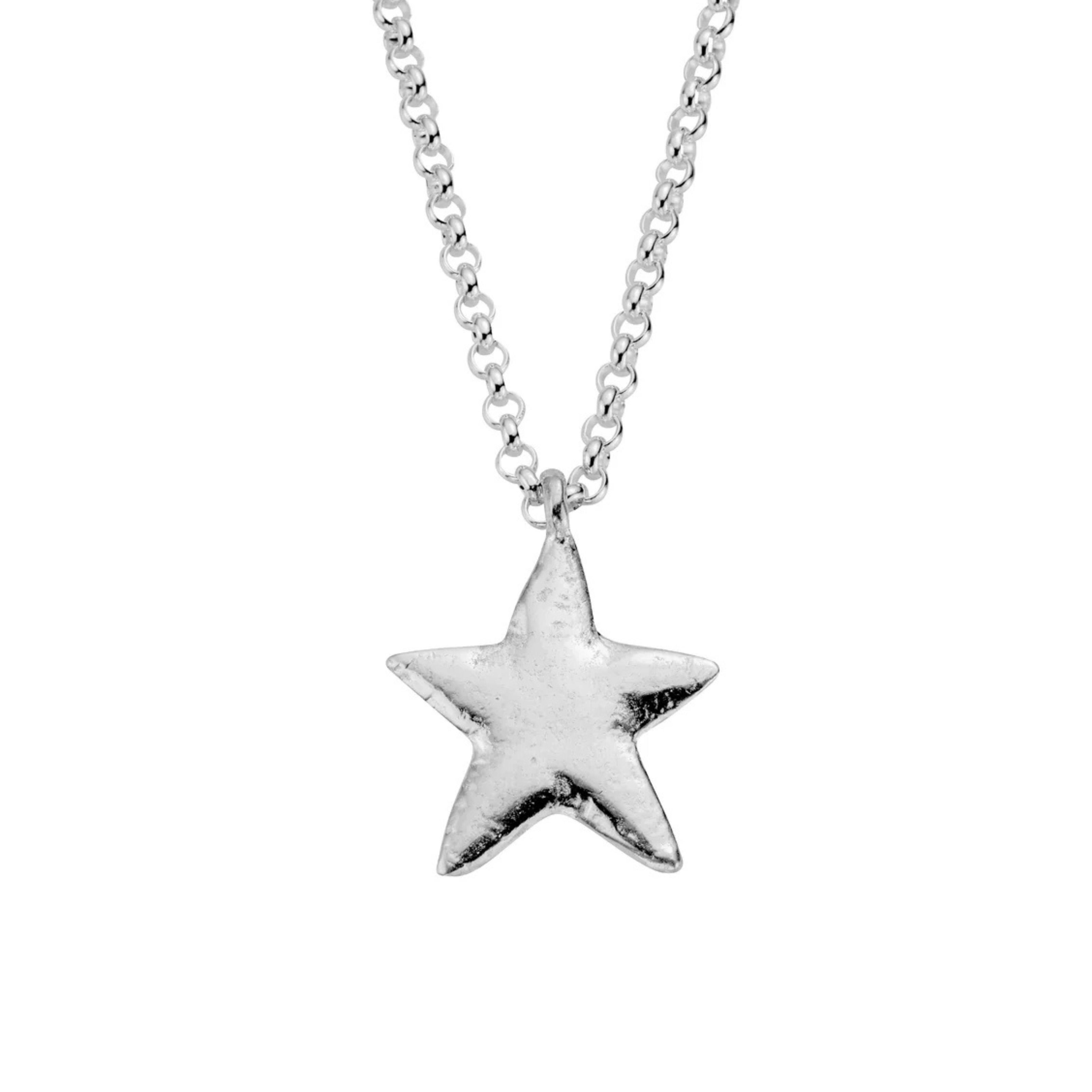 Silver Maxi Star Necklace