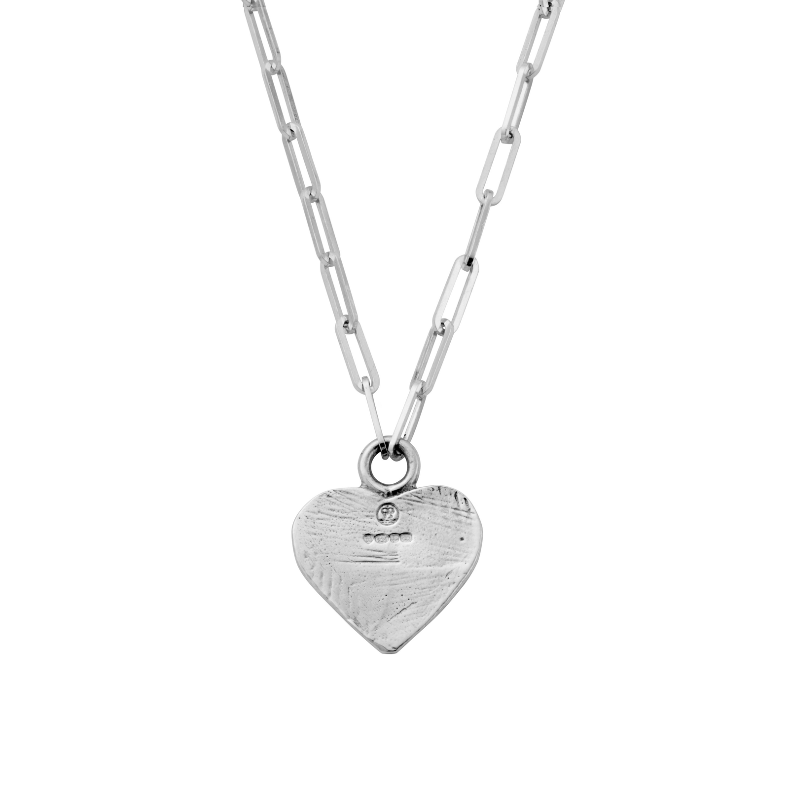 Silver 'Starry Night' Keeper's Heart Trace Chain Necklace