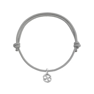 Silver Mini Cancer Horoscope Sailing Rope