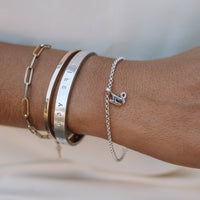 Silver Mini Capricorn Horoscope Chain Bracelet