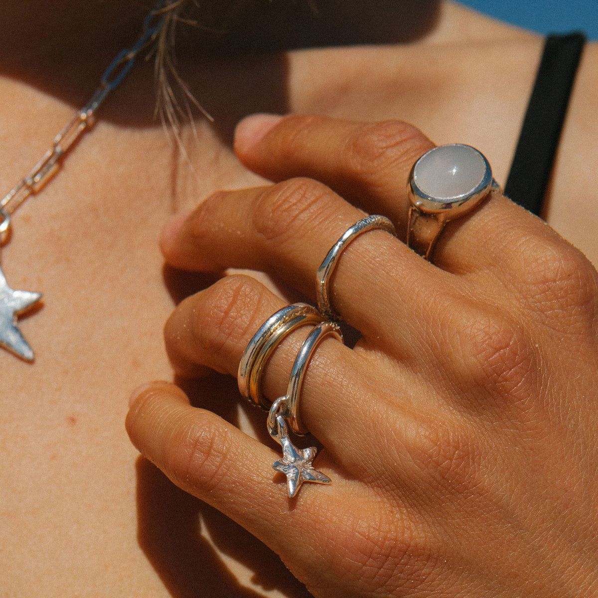 Falling Rings Buy the Falling Star Ring from British Jewellery Designer Daniella Draper