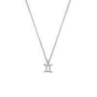 Silver Mini Gemini Horoscope Necklace