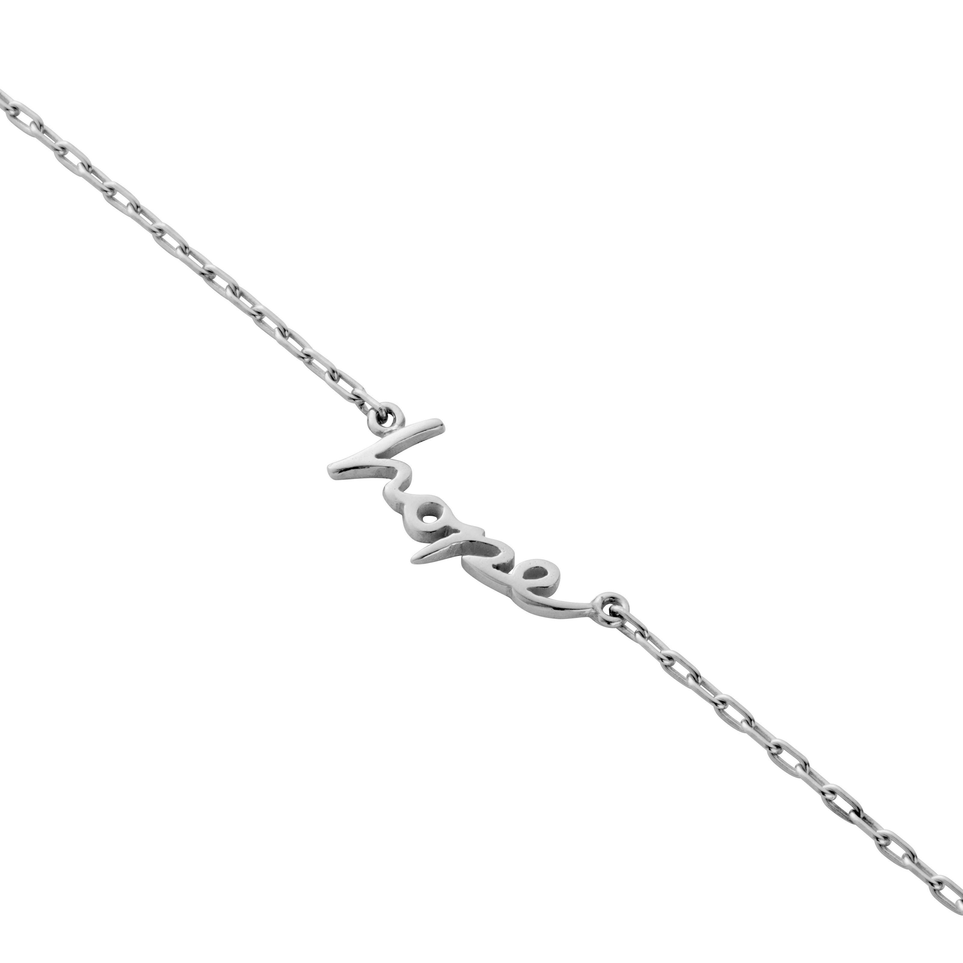 Silver 'Hope' Affirmation Necklace