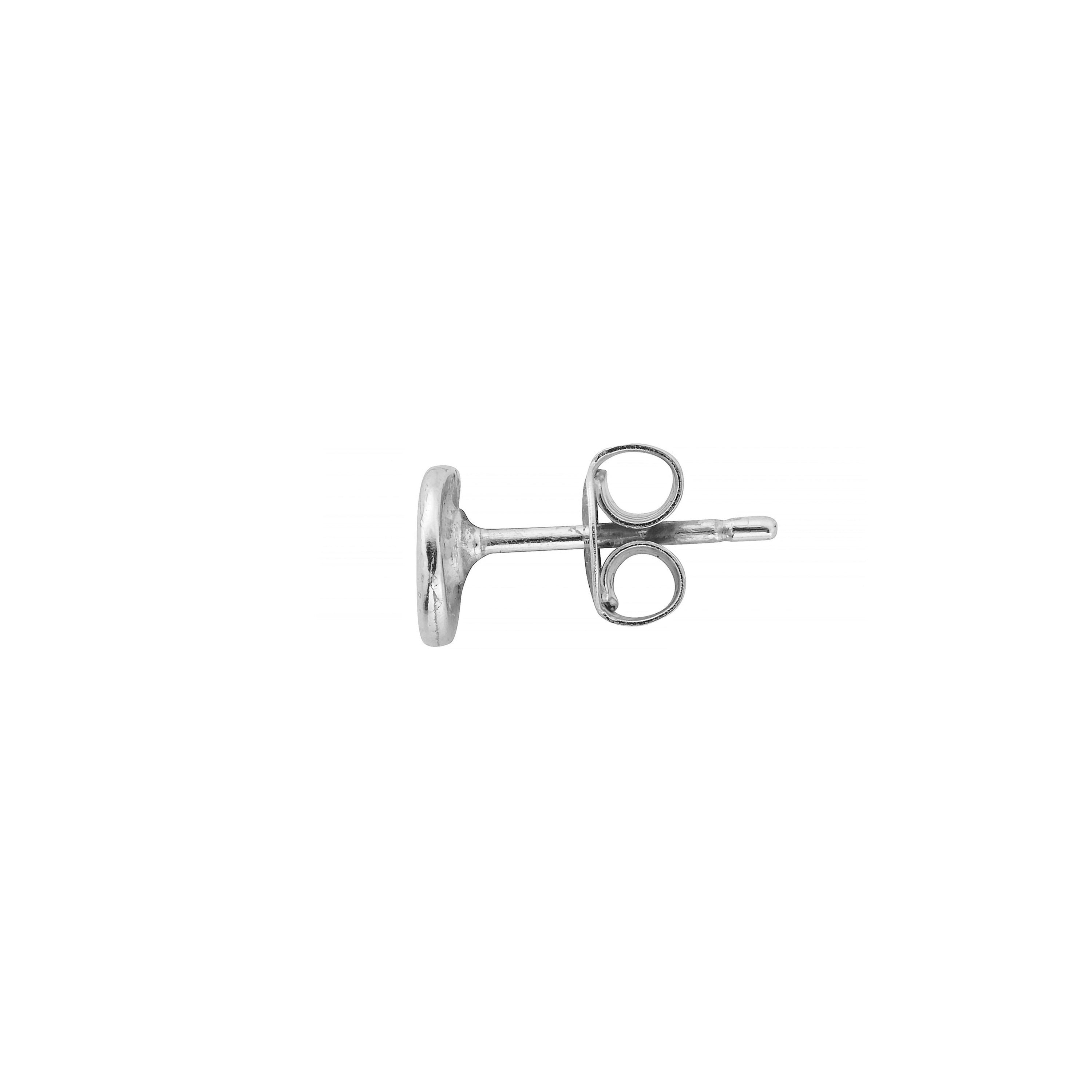 Silver Little Smiley Single Ear Charm