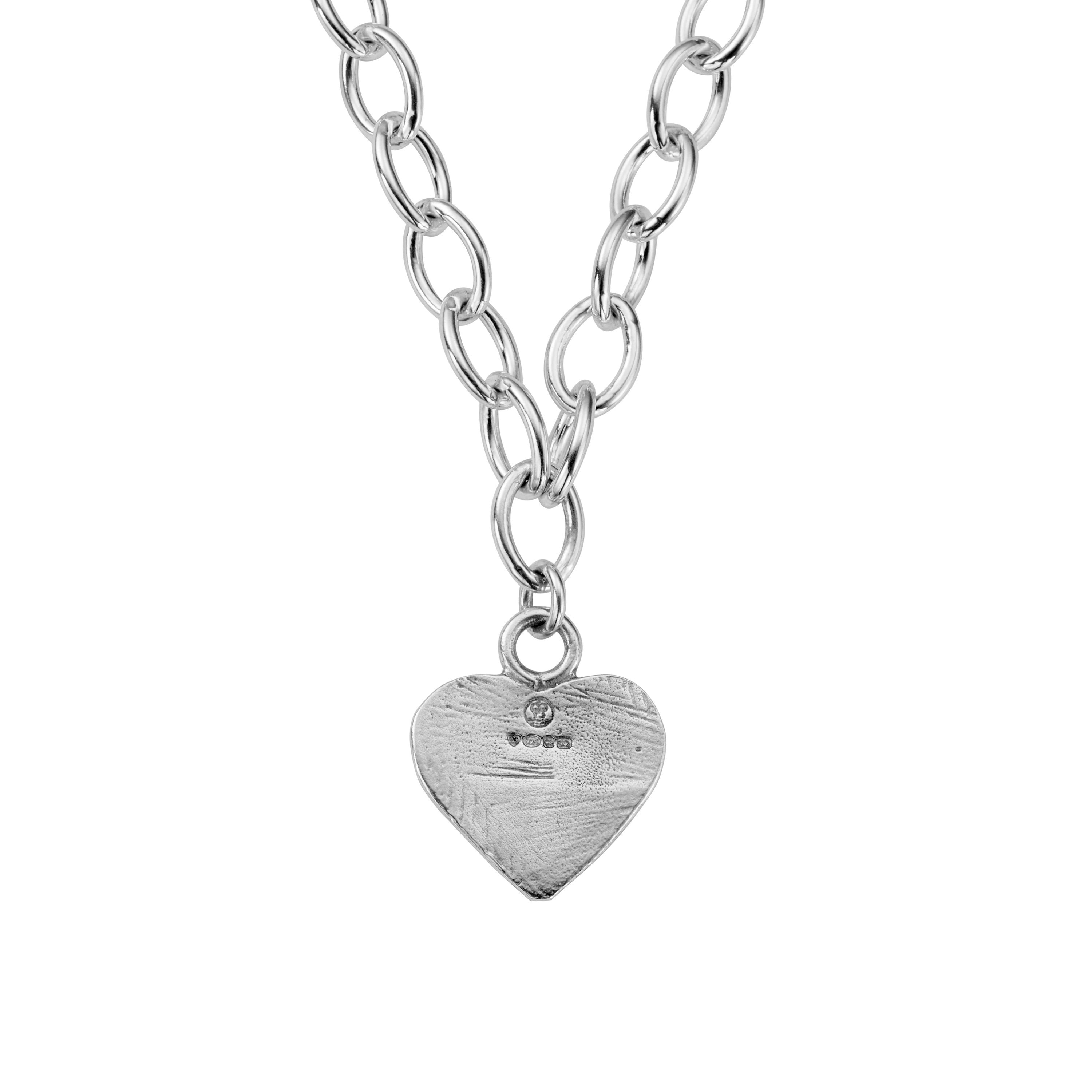 Buy The Silver Luxury Keepers Heart Necklace From British