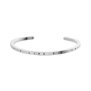 Men's Silver Luxury Forever Cuff