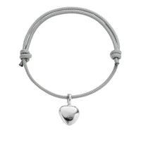 Silver Midi Grateful Heart Sailing Rope