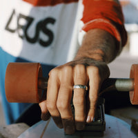 Men's Silver Midi Posey Ring