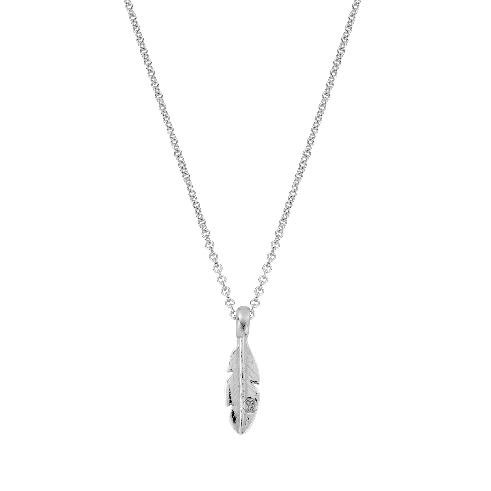 Silver Baby Feather Necklace