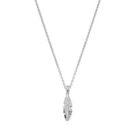 Silver Mini Feather Necklace