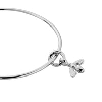 Silver Mini Honey Bee Bangle