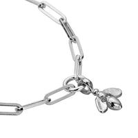 Silver Mini Honey Bee Trace Chain Bracelet