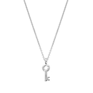 Silver Mini Dreamer's Key Necklace