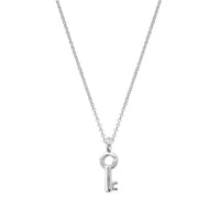 Silver Mini Dreamer's Key Necklace