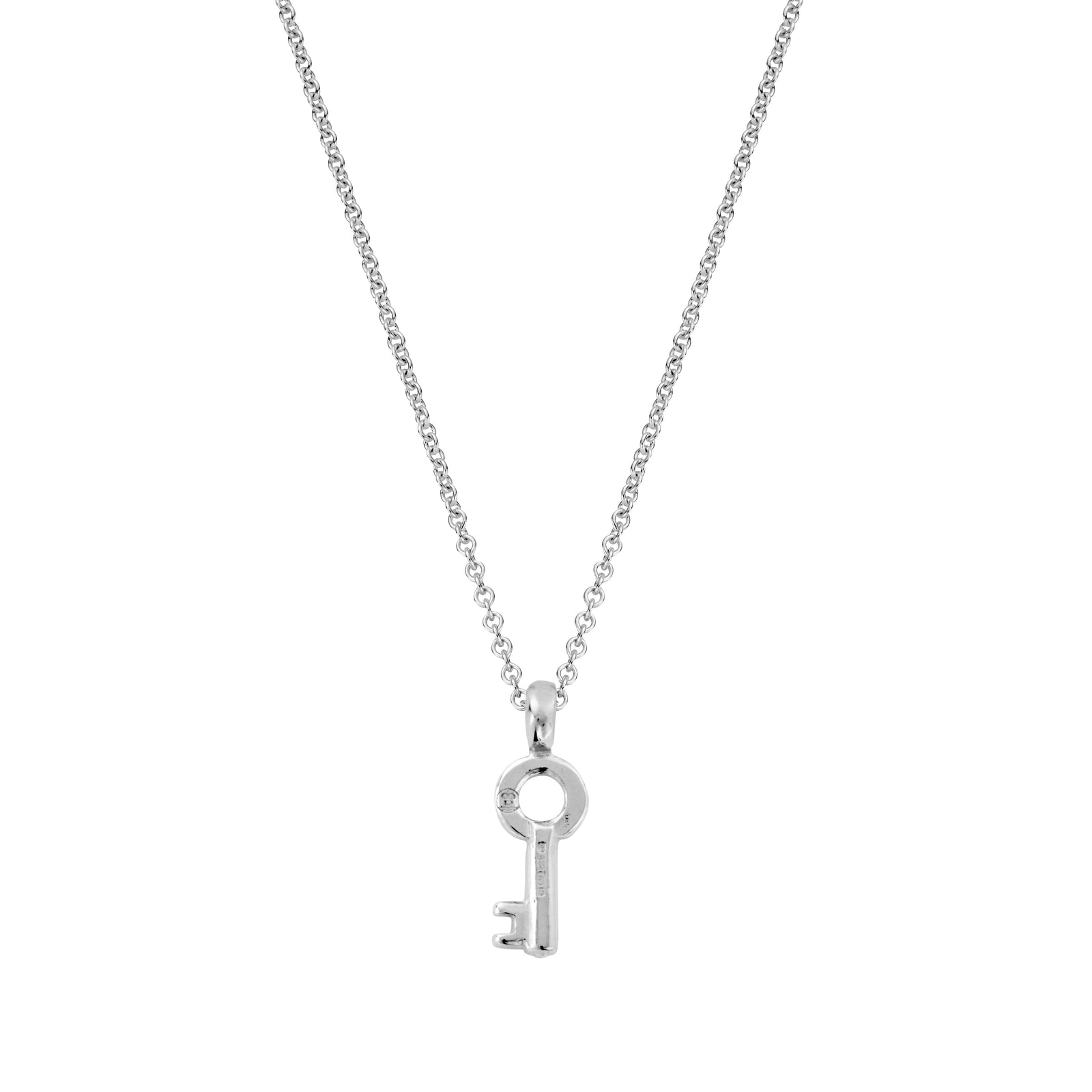 Silver Mini Dreamer's Key Necklace
