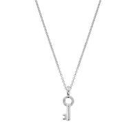 Silver Mini Dreamer's Key Necklace