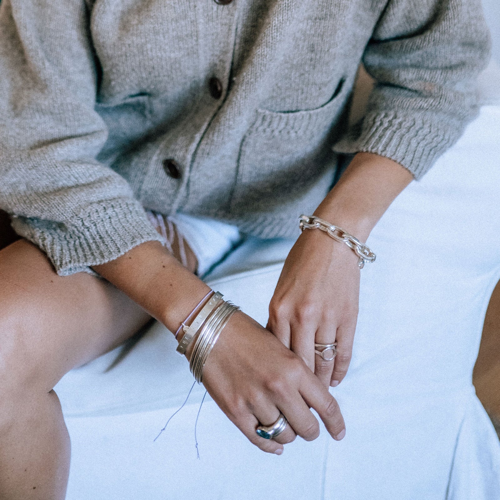 Silver Open Circle Ring