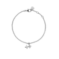 Silver Mini Sagittarius Horoscope Chain Bracelet