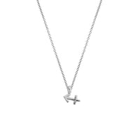 Silver Mini Sagittarius Horoscope Necklace