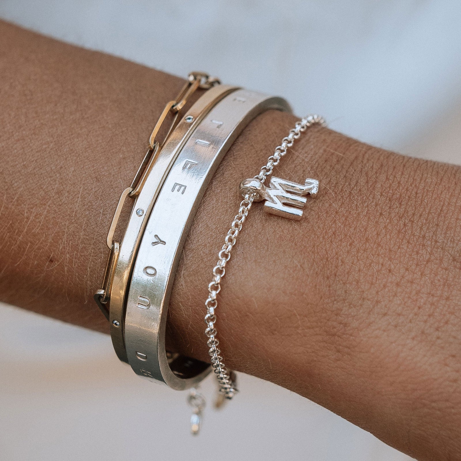 Silver Mini Scorpio Horoscope Chain Bracelet