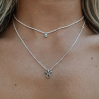 Silver Mini Taurus Horoscope Necklace