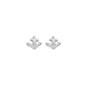 Silver Tiny Anchor Ear Charm