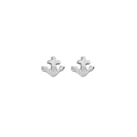 Silver Tiny Anchor Ear Charm