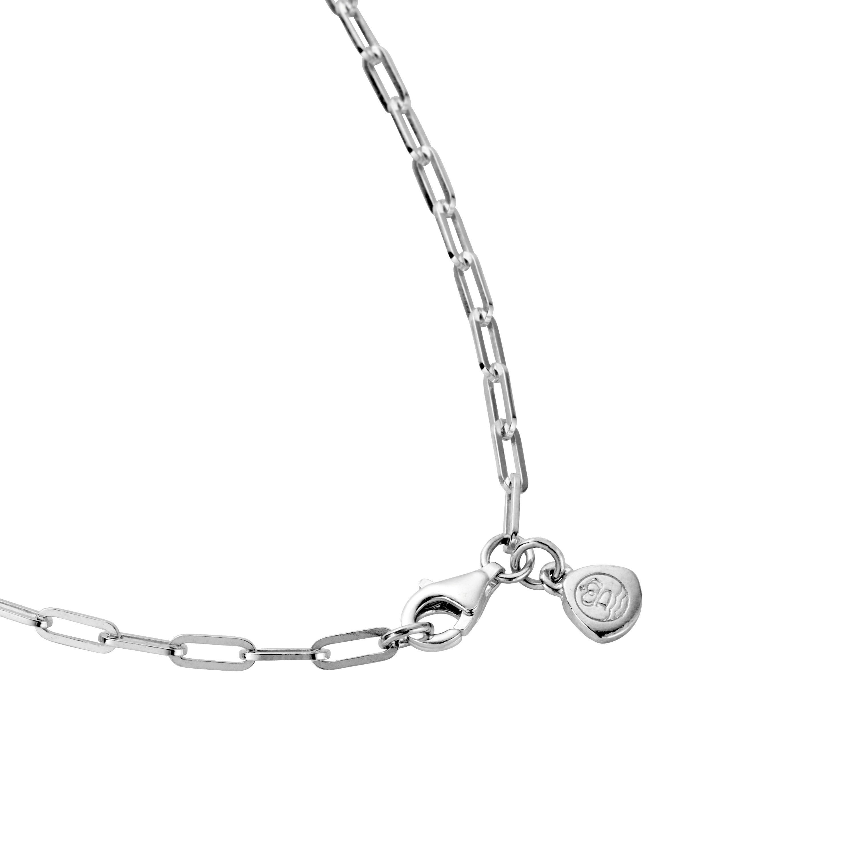 Silver Tiny Trace Chain Necklace – Daniella Draper
