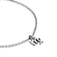 Silver Mini Virgo Horoscope Chain Bracelet