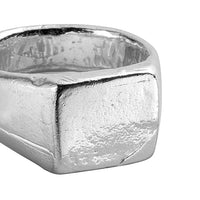 Silver Square Signet Ring