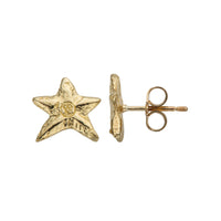 Gold Mini Star Stud Earrings