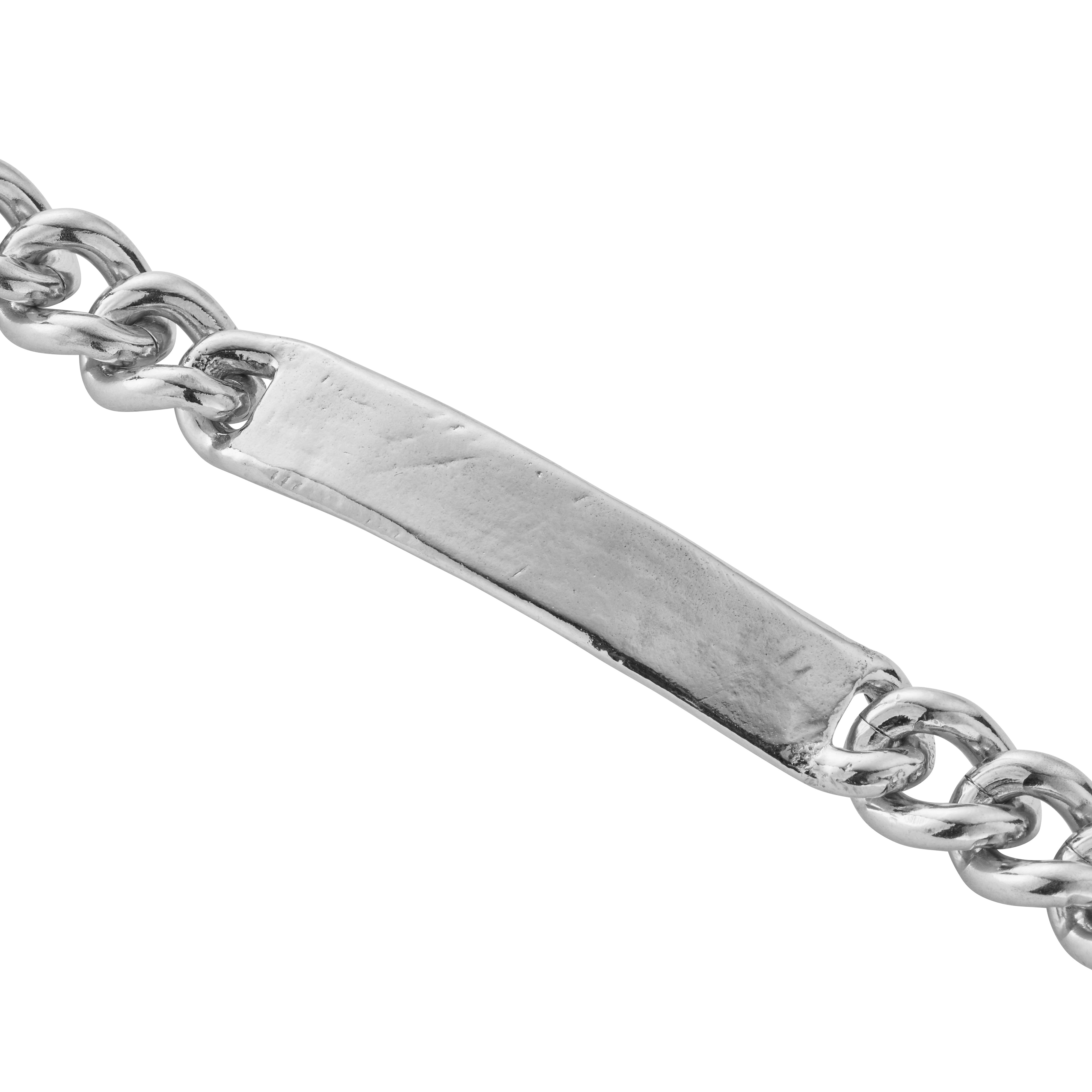 Silver Extra Large ID Bracelet – Daniella Draper