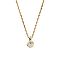 INARA Gold Lab Grown Diamond Spiga Chain Necklace