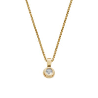 INARA Gold Lab Grown Diamond Spiga Chain Necklace
