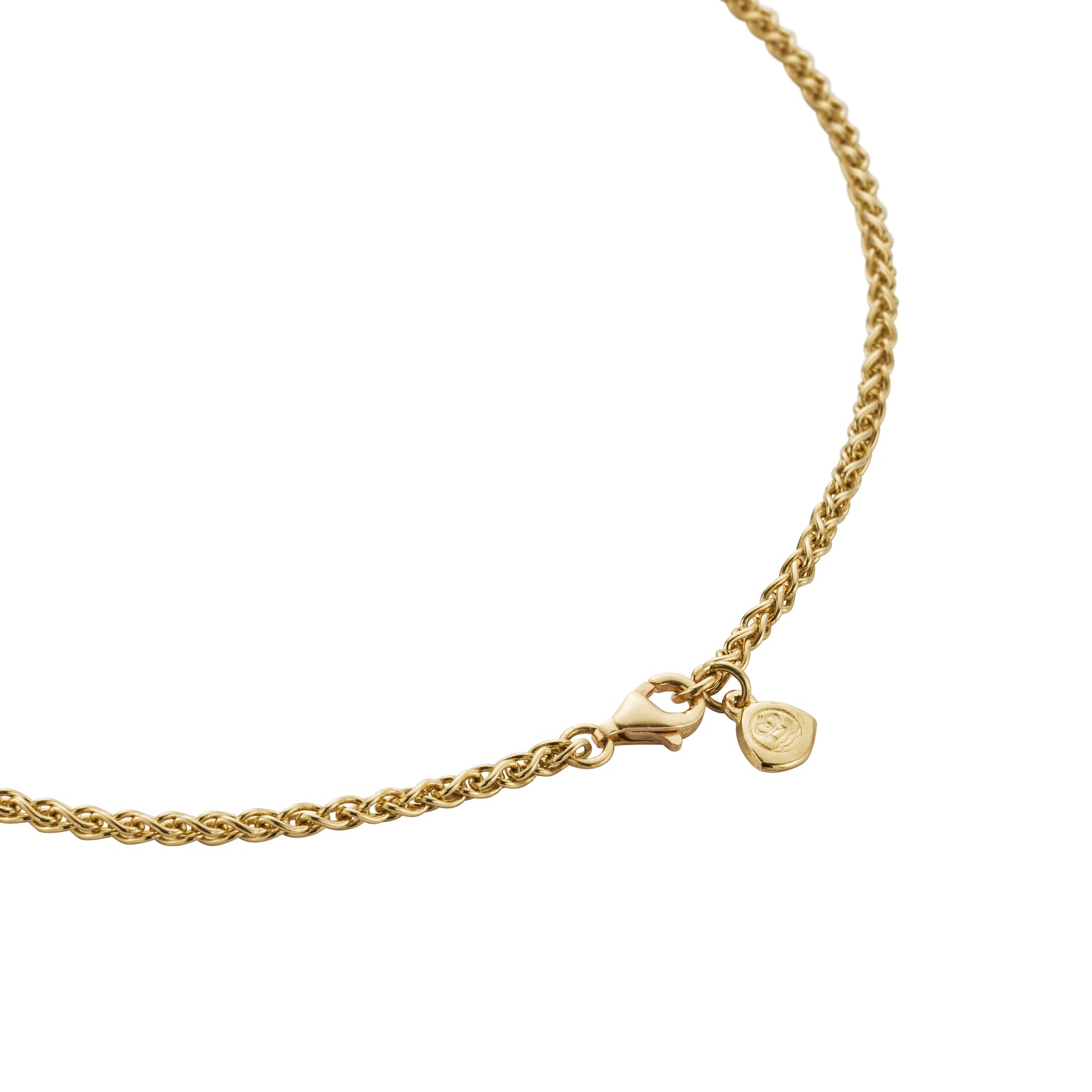INARA Gold Lab Grown Diamond Spiga Chain Necklace