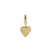 Gold Medium You Are Loved Lobster Charm