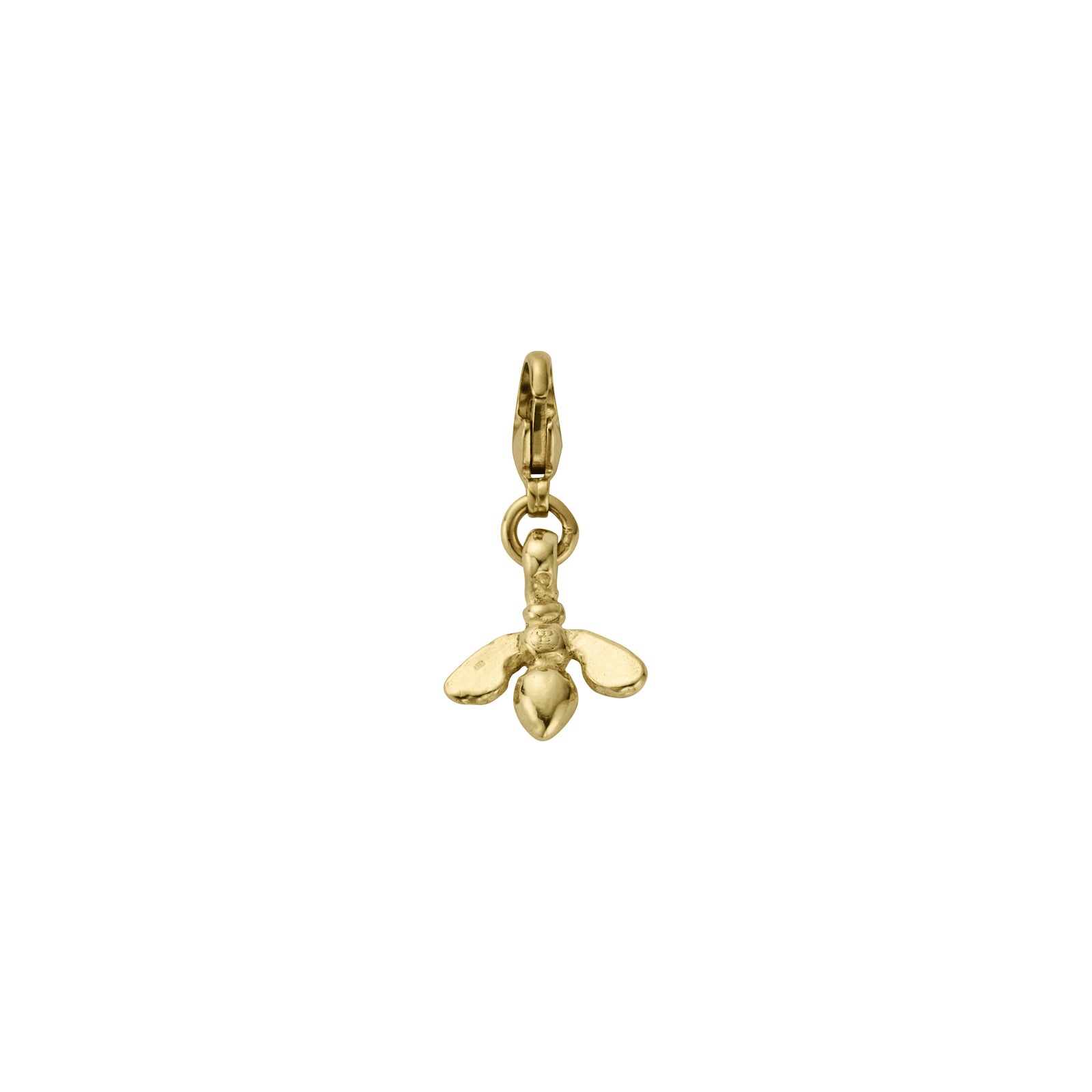 Gold Mini Honey Bee Lobster Charm