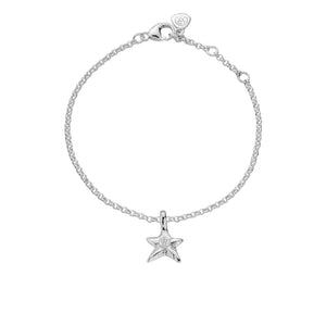 Silver Mini Star Chain Bracelet