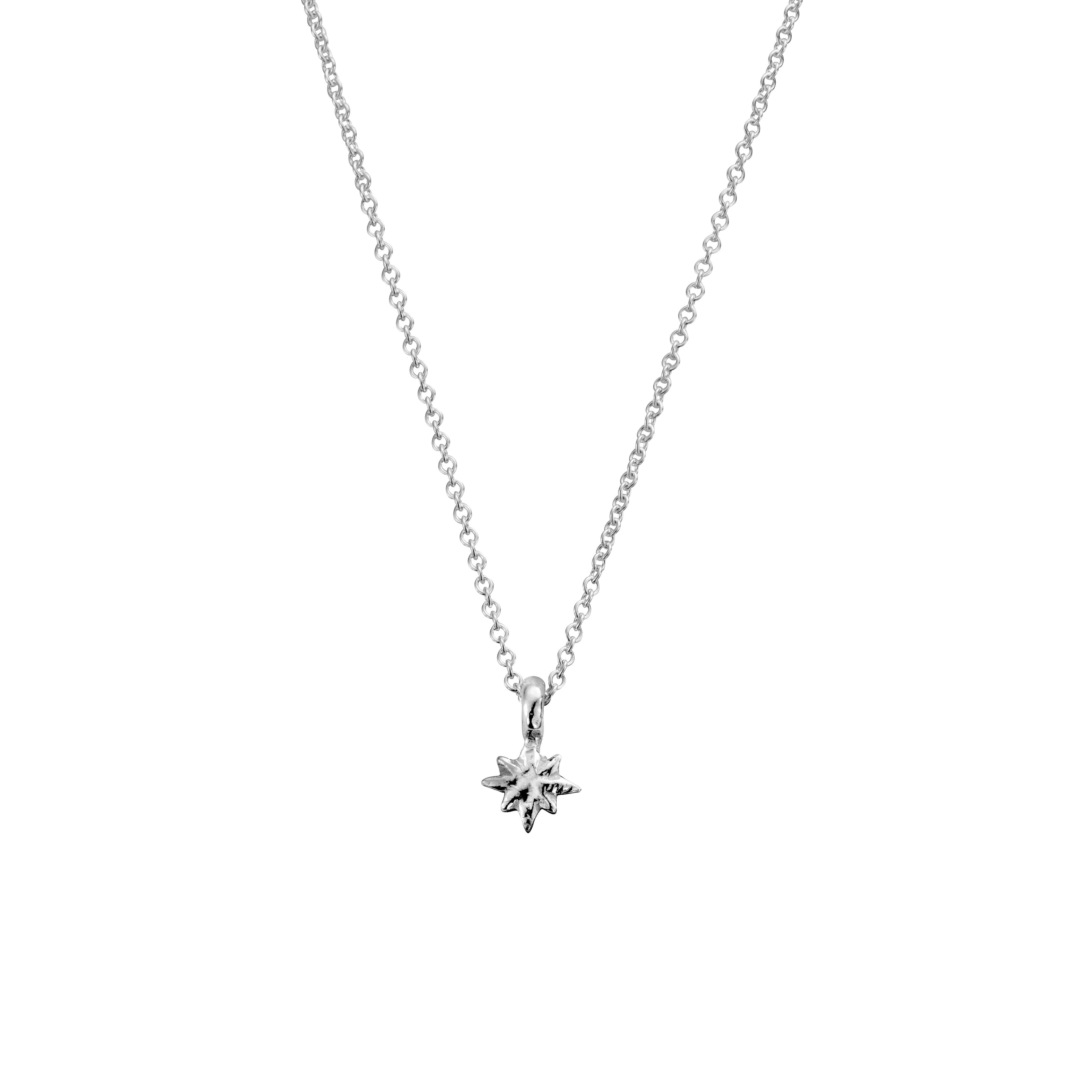 Silver Baby North Star Necklace