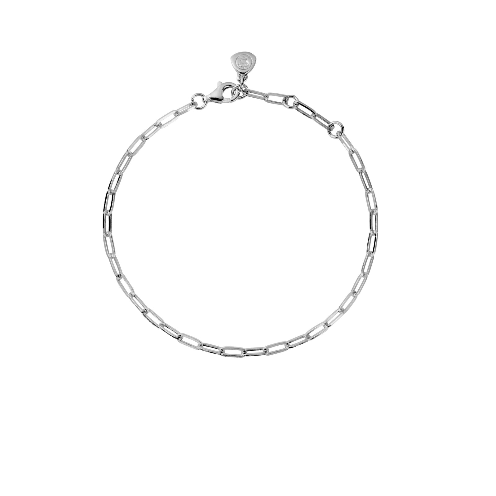 Silver Tiny Trace Chain Bracelet