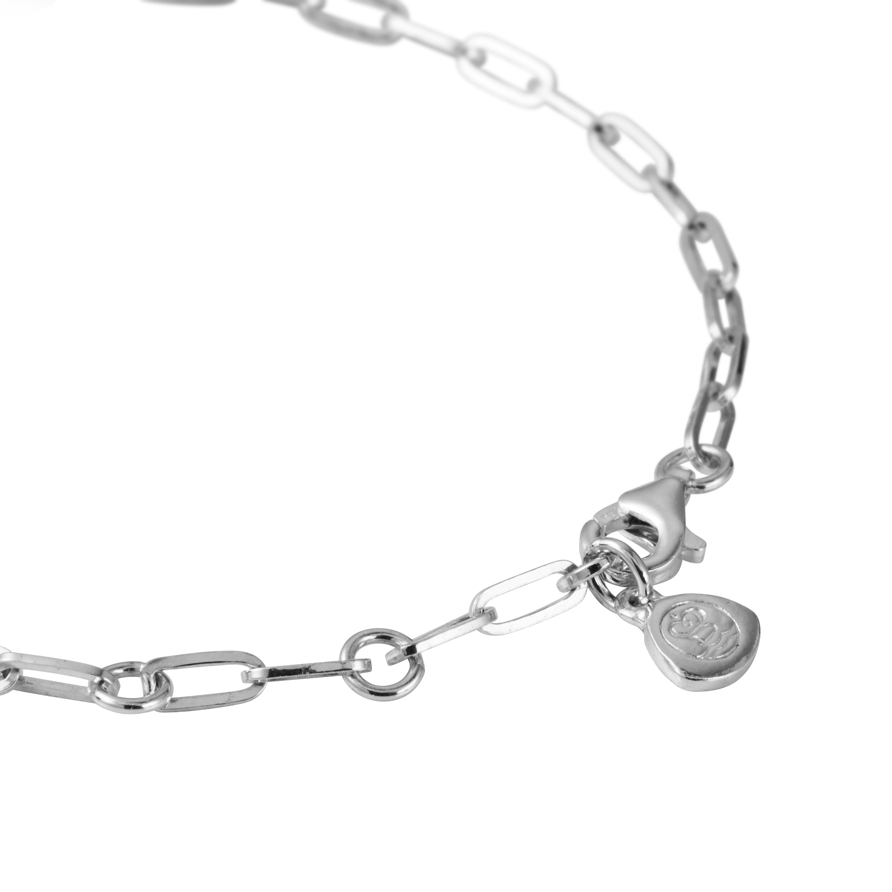 Silver Tiny Trace Chain Bracelet