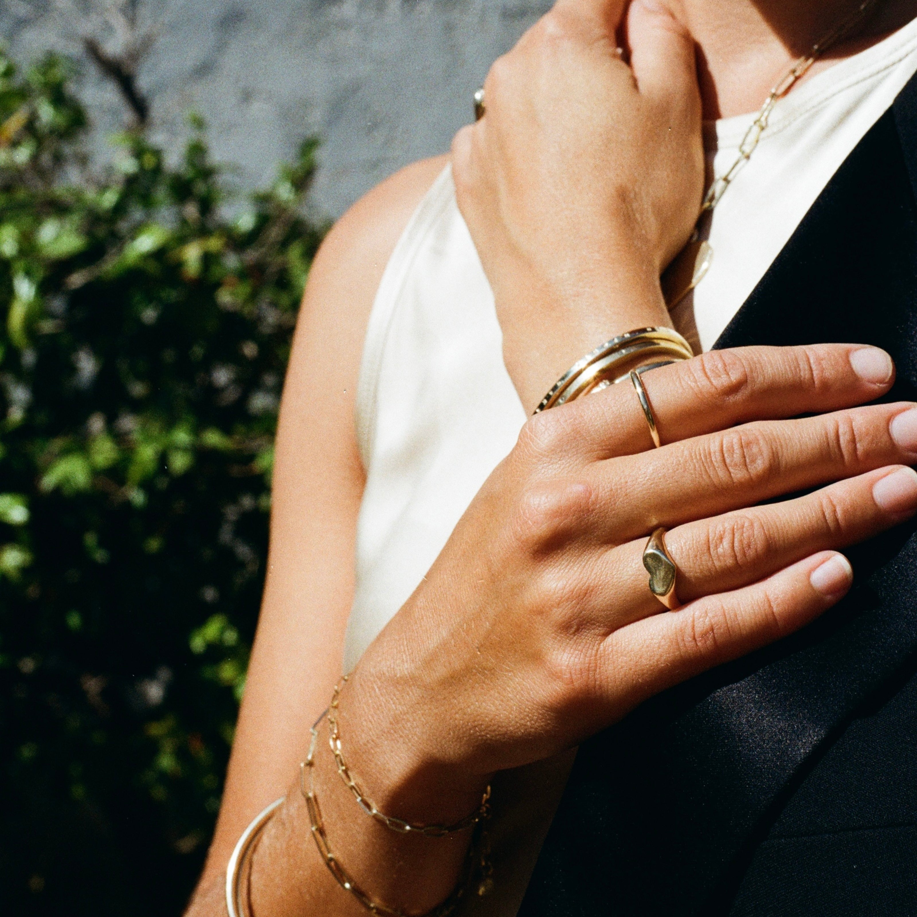 Gold Sweetheart Signet Ring