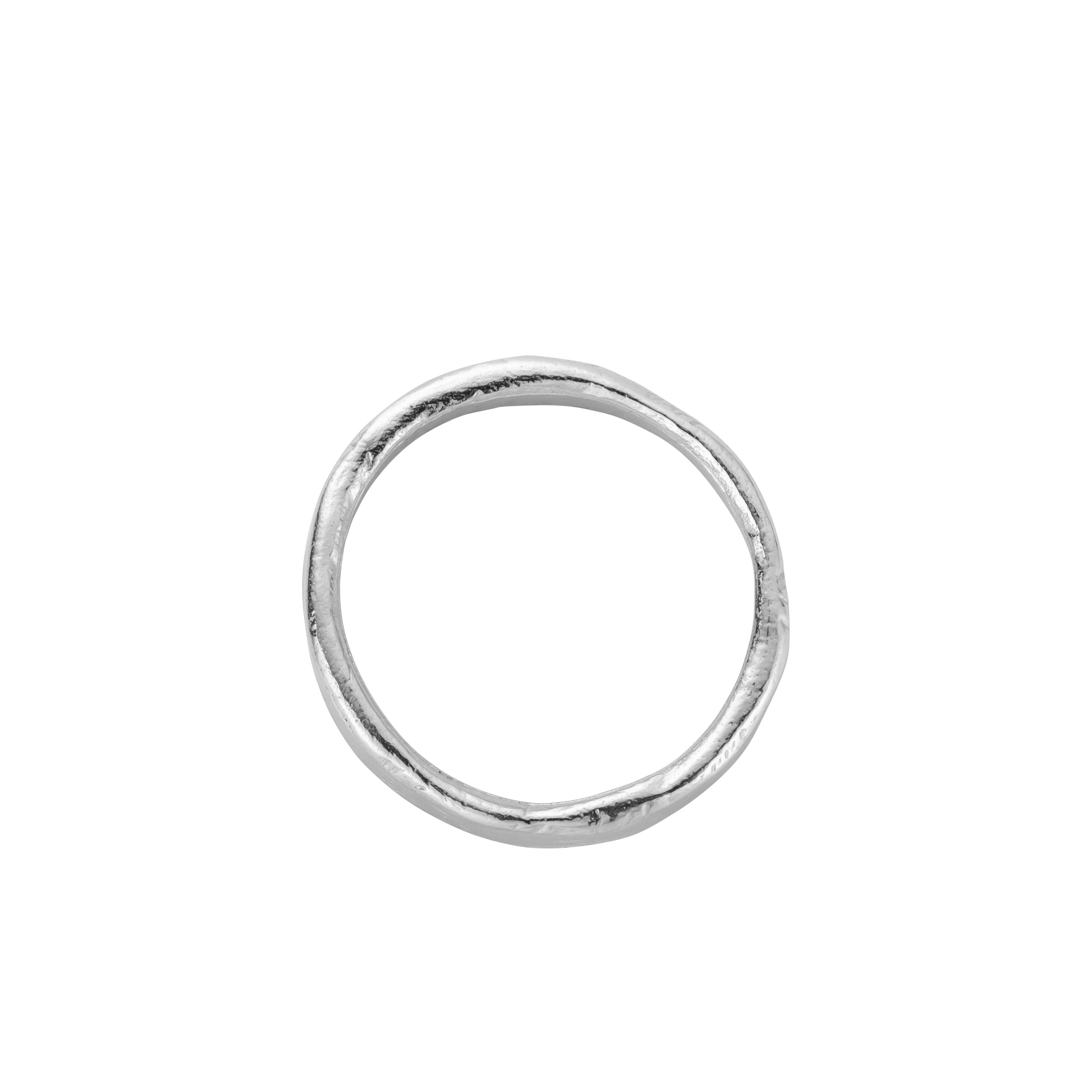 Ladies' White Gold Midi Posey Ring