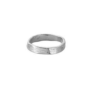 Ladies' White Gold Midi Posey Ring