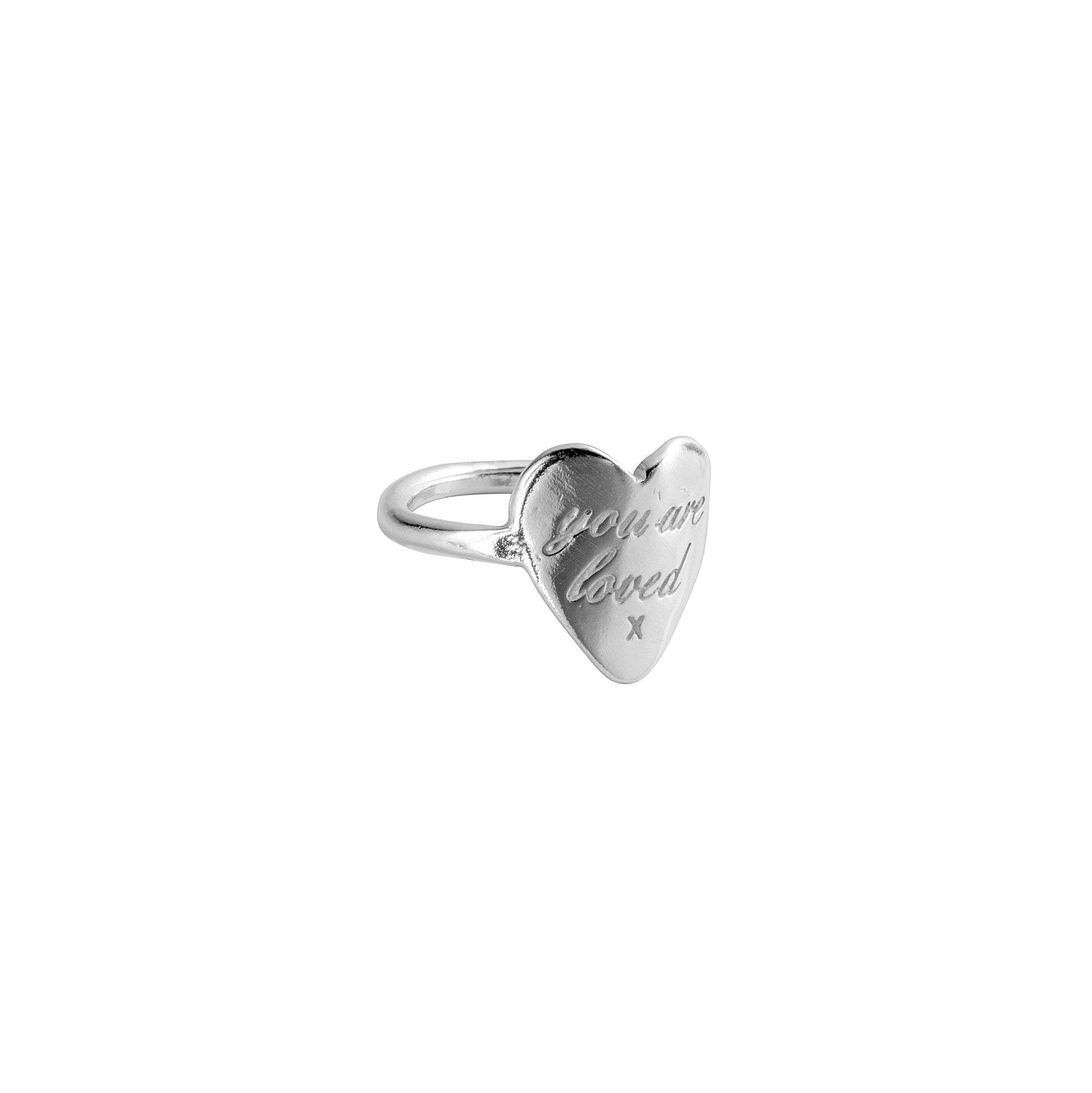 Silver You Are Loved Ring