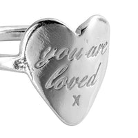 Silver You Are Loved Ring